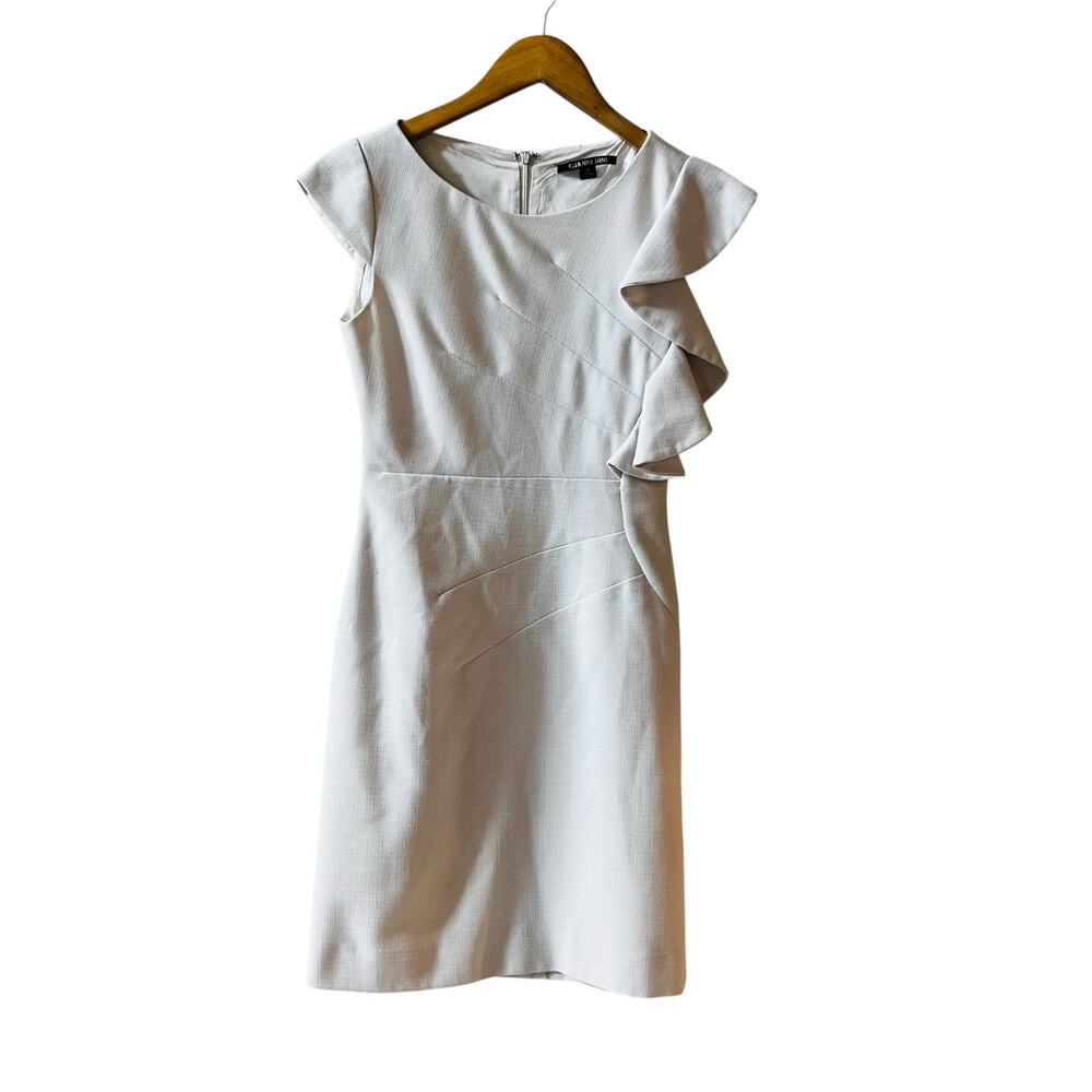 Gianni Bini Ruffle Sleeve Sheath Dress Size 0